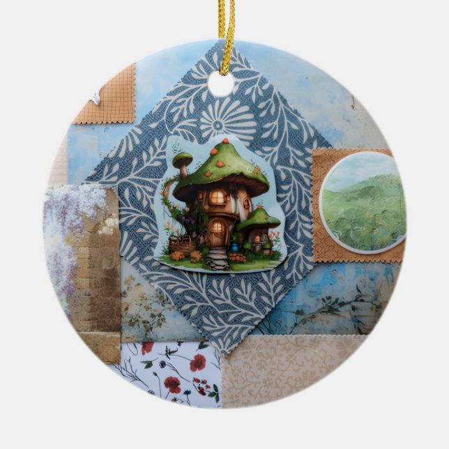 Fairyland Ceramic Tree Decoration (Front)