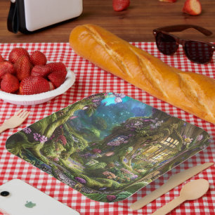 Fairyland Forest Graphic Paper Plate
