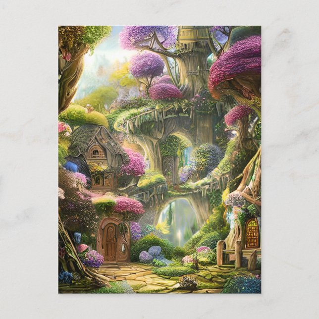 Fairyland Forest Graphic Postcard (Front)
