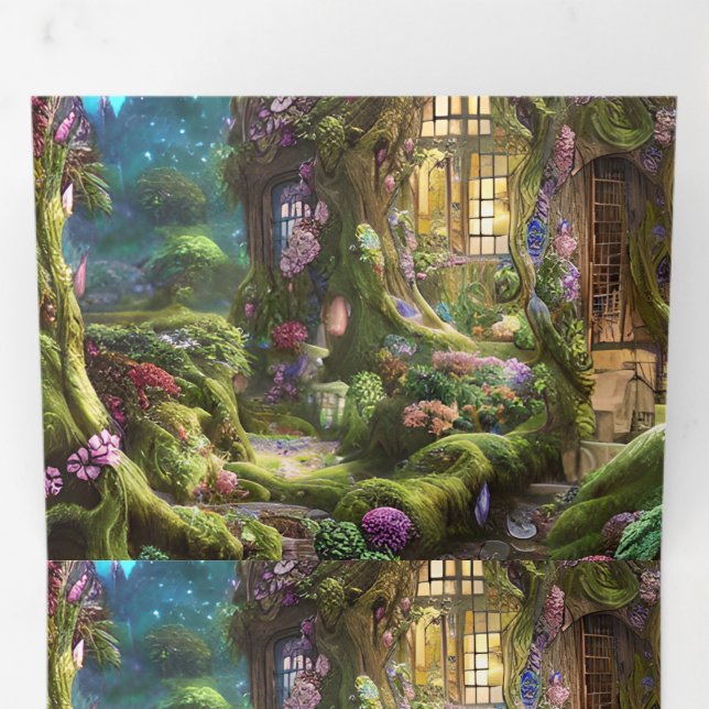 Fairyland Forest Graphic Tri-Fold Programme (Inside First)
