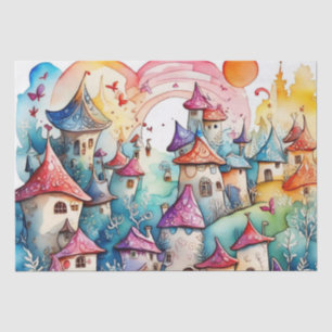 Fairyland magic castle tissue paper