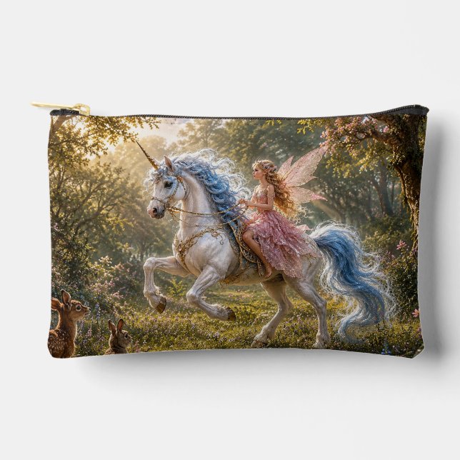 Fairy's Enchanted Unicorn Ride Accessory Pouch (Front)