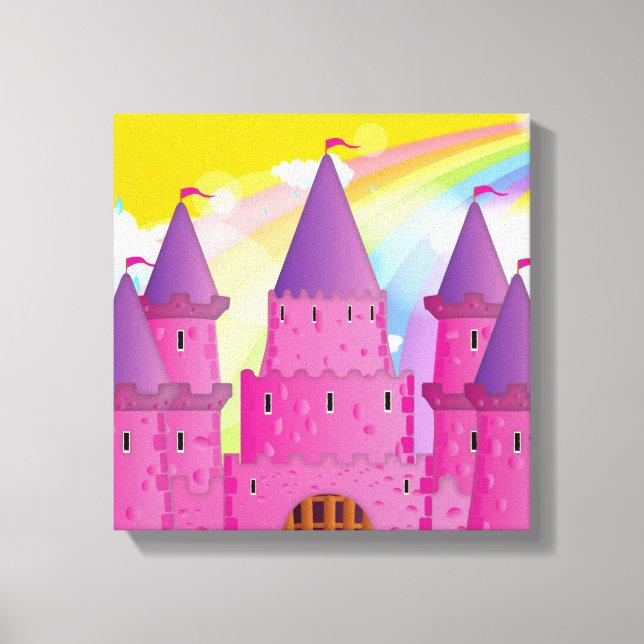 Fairytail Castle Canvas Print (Front)