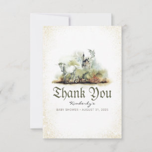 Fairytale Baby Shower Small Thank You Card