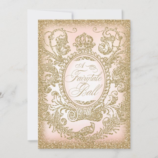 Fairytale Ball Prom Invitation (Front)