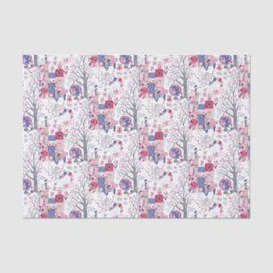 Fairytale Books and Magical Creatures White Tissue Paper