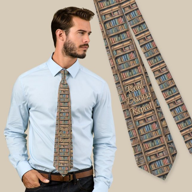 Fairytale Bookshelf Pattern Tie (Creator Uploaded)