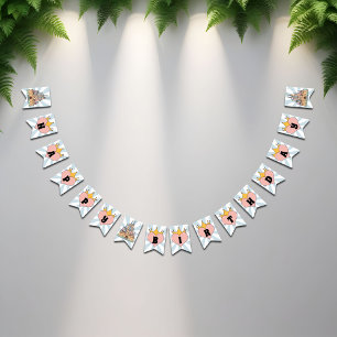 Fairytale Castle & Heart Whimsical Happy Birthday Bunting