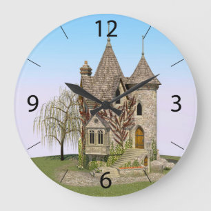 Fairytale Castle Large Clock