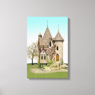 Fairytale Castle Perfect Birthday and Fantasy Gift Canvas Print