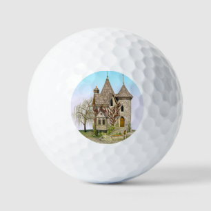 Fairytale Castle Perfect Birthday and Fantasy Gift Golf Balls