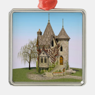 Fairytale Castle Perfect Birthday and Fantasy Gift Metal Tree Decoration