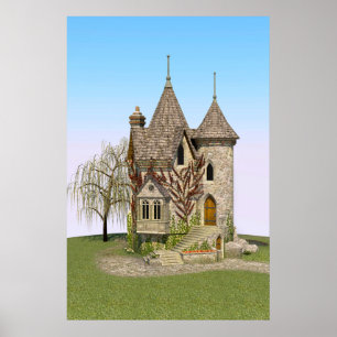 Fairytale Castle Perfect Birthday and Fantasy Gift Poster