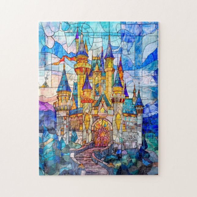 Fairytale Castle with Many Towers Jigsaw Puzzle (Vertical)