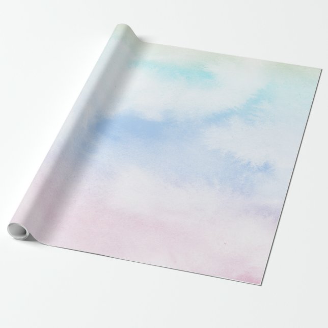 Fairytale Cloudy Sky Paper-27 Wrapping Paper (Unrolled)