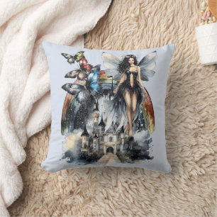 Fairytale collage cushion
