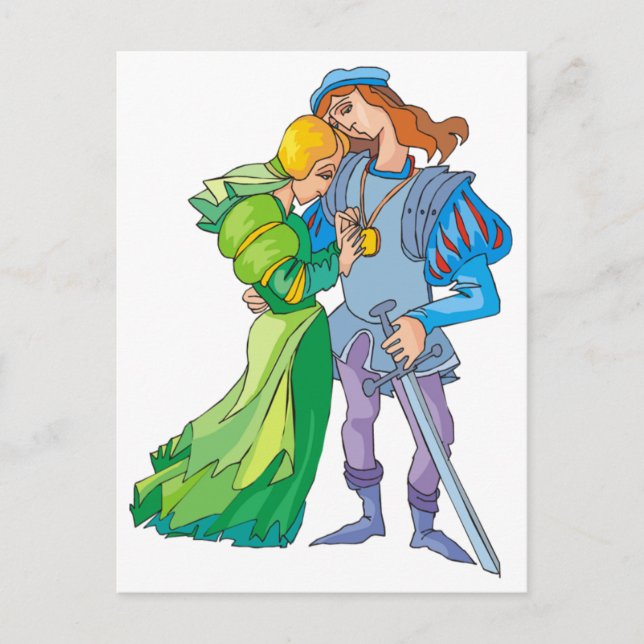 Fairytale Couple Postcard (Front)