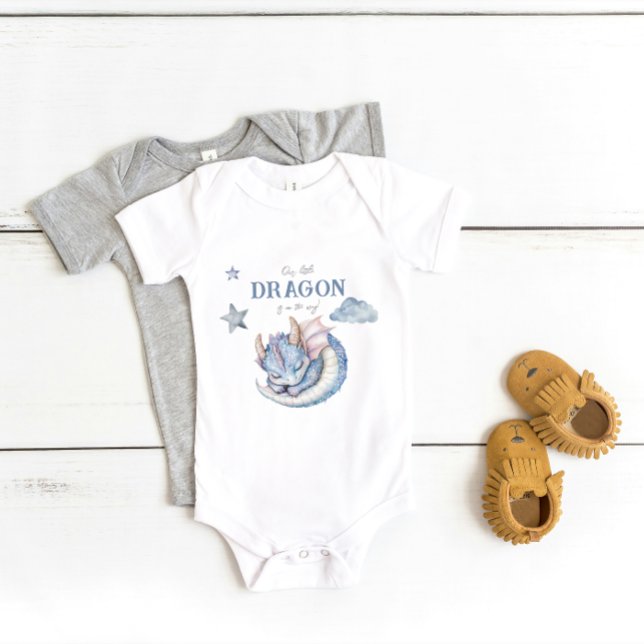 Fairytale Dreamy Dragon Baby Shower Baby Bodysuit (Creator Uploaded)