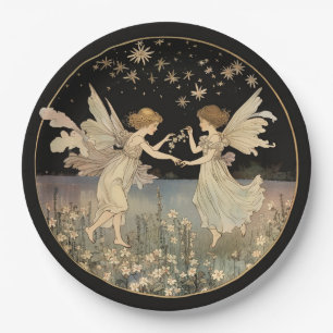 FAIRYTALE, FAIRY BIRTHDAY PARTY PAPER PLATE
