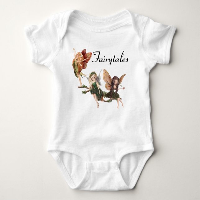 Fairytale Fairy Magic Baby Bodysuit (Front)