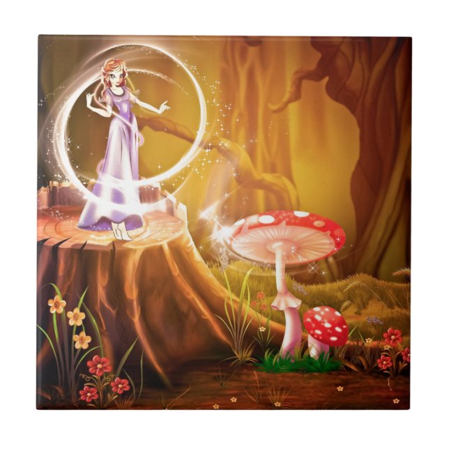 Fairytale Fantasy Destiny Whimsical Dreams Tile (Front)