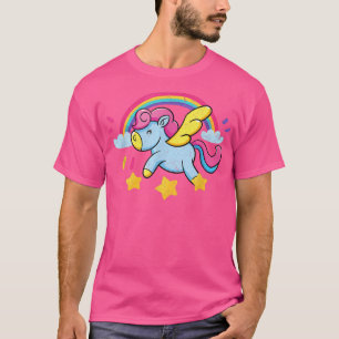 Fairytale Fantasy Rainbow Magical Animal Cute Unic T-Shirt