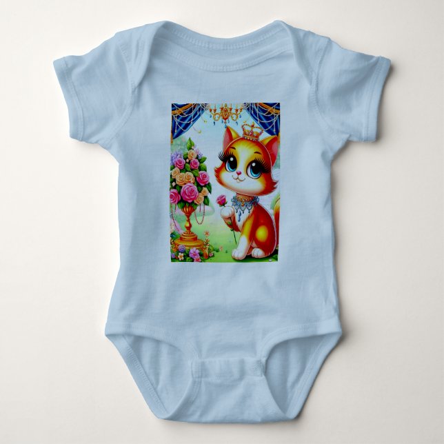 Fairytale Feline  Baby Bodysuit (Front)