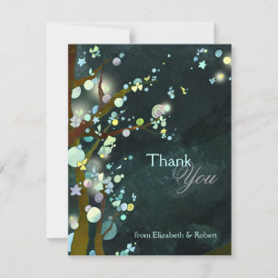 Fairytale Forest Wedding Thank Thank You Card
