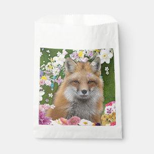 Fairytale Fox in Field of Flowers Favour Bags