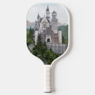 Fairytale German Castle Pickleball Paddle