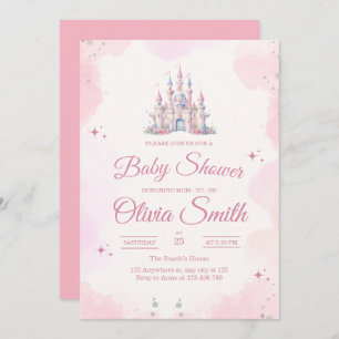 Fairytale Girl Baby Shower, Princess Baby Shower Invitation