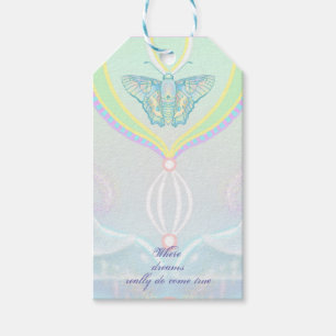 Fairytale glass slippers, where dreams come true gift tags