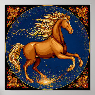 Fairytale Horse Poster