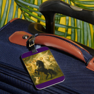 "FairyTale Horses and Angels Luggage Tag