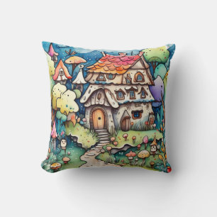 Fairytale in the fairyland cushion