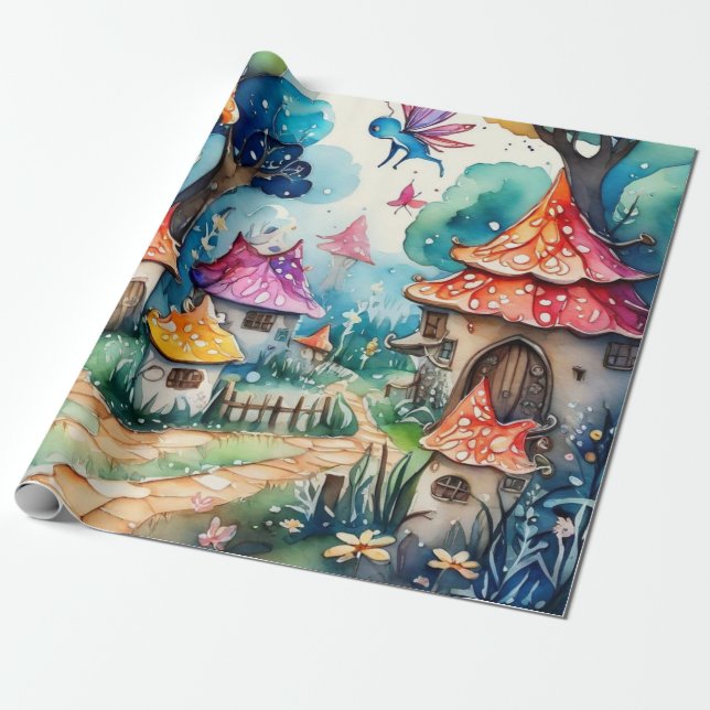 Fairytale in the fairyland Wrapping Paper (Unrolled)