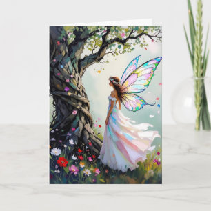 Fairytale Inspired Personalized Birthday Card