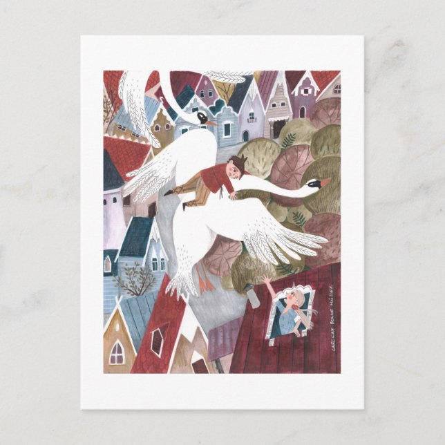 Fairytale kids holiday postcard (Front)