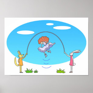 Fairytale-like jump rope. poster