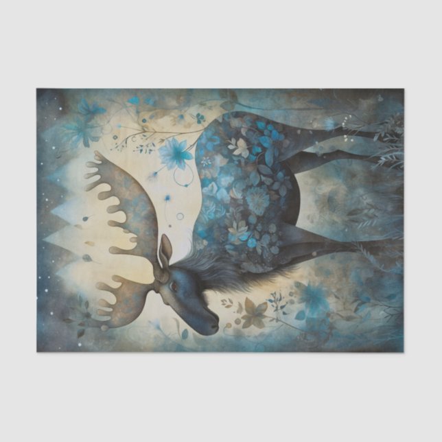 Fairytale Moose Tissue Paper (Front)