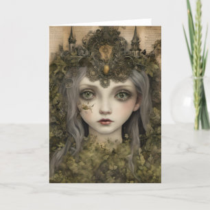 Fairytale Moss Princess Card