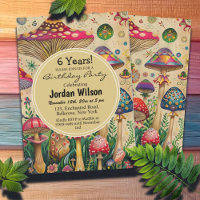 Fairytale Mushrooms 6th Birthday Party