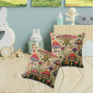 Fairytale Mushrooms Cushion