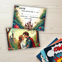 Fairytale Once Upon A Time Castle Woodland Wedding