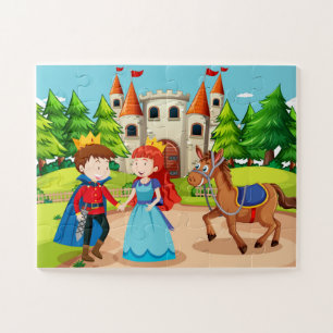 Fairytale Prince and Princess Adventure Jigsaw Puzzle