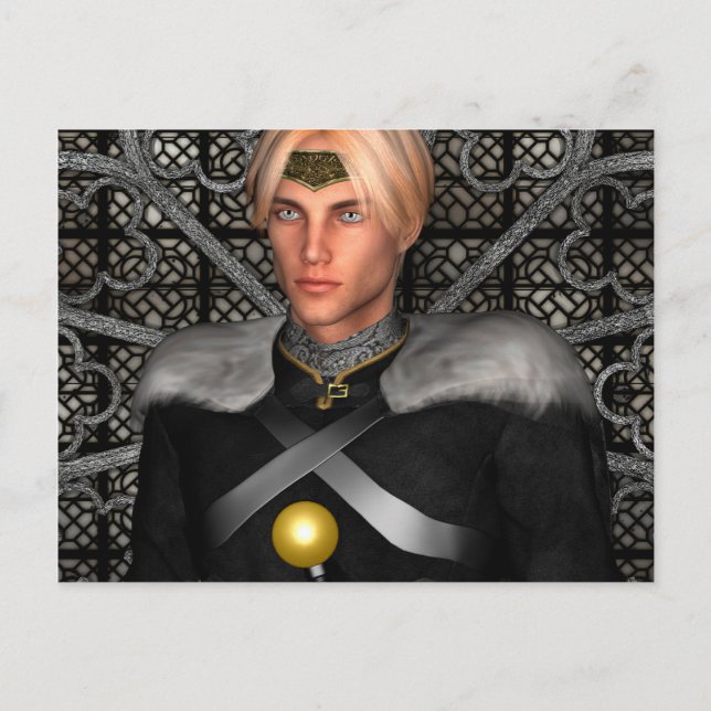 Fairytale Prince Postcard (Front)