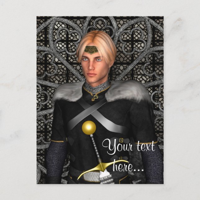 Fairytale Prince Postcard (Front)