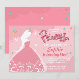 Fairytale Princess Birthday Party Invitation