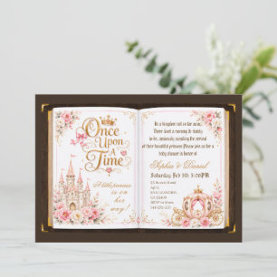 Fairytale Princess First Birthday Invite,Storybook Invitation