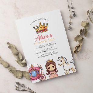 Fairytale Princess Party Invitation